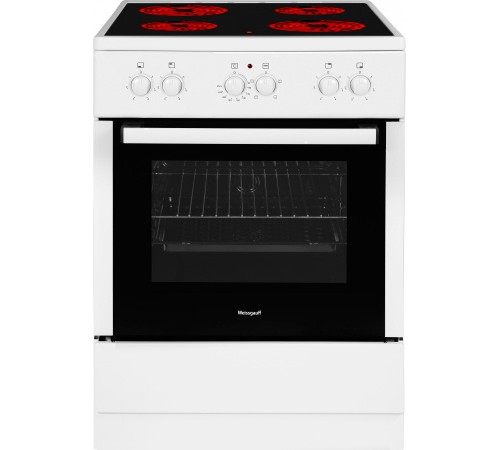 Плита Электрическая Weissgauff WES E1V07 W белый