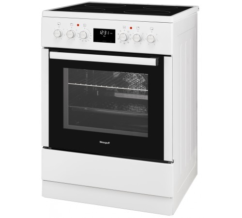 Плита Электрическая Weissgauff WES E12V15 WE белый