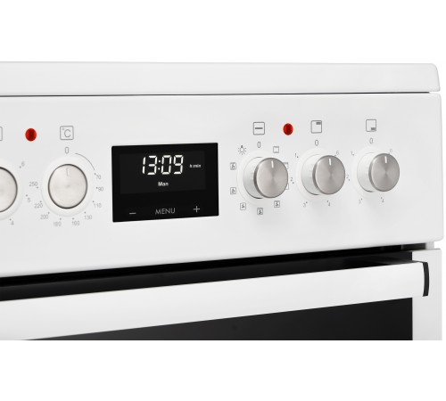 Плита Электрическая Weissgauff WES E12V15 WE белый