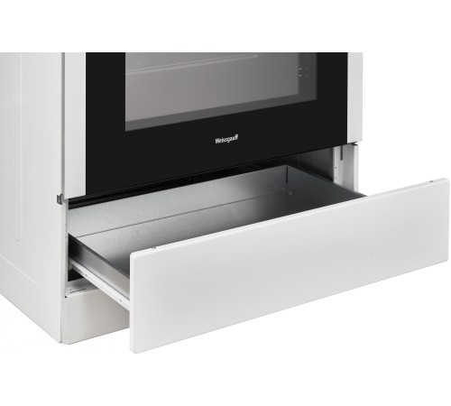 Плита Электрическая Weissgauff WES E12V15 WE белый