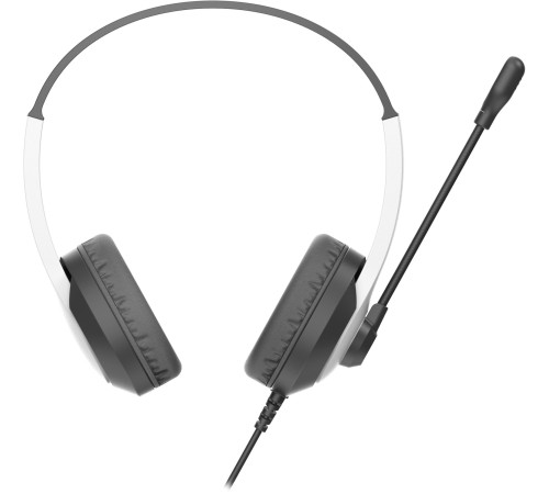 Наушники с микрофоном A4Tech Fstyler FH100U белый/черный 2м накладные USB оголовье (FH100U) Наушники с микрофоном A4Tech Fstyler FH100U белый/черный 2м накладные USB оголовье (FH100U)