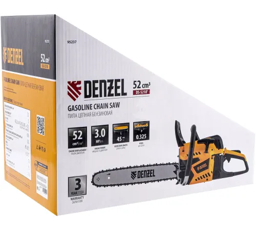 Бензопила Denzel DS-5218 2207Вт 3л.с. дл.шины:18" (45cm) (95237) Бензопила Denzel DS-5218 2207Вт 3л.с. дл.шины:18" (45cm) (95237)
