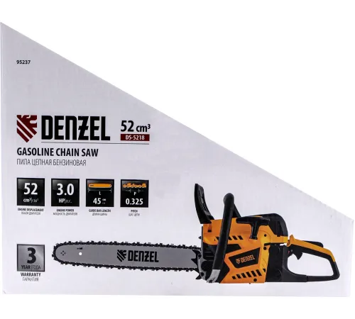 Бензопила Denzel DS-5218 2207Вт 3л.с. дл.шины:18" (45cm) (95237) Бензопила Denzel DS-5218 2207Вт 3л.с. дл.шины:18" (45cm) (95237)