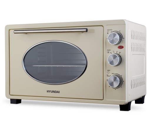 Мини-печь Hyundai MIO-HY084 33л. 1500Вт бежевый/хром Мини-печь Hyundai MIO-HY084 33л. 1500Вт бежевый/хром