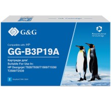Картридж струйный G&G №727 GG-B3P19A голубой (130мл) для HP DJ T920/T1500