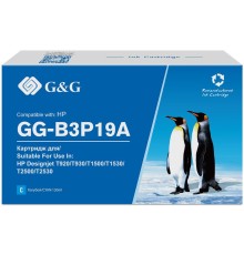 Картридж струйный G&G №727 GG-B3P19A голубой (130мл) для HP DJ T920/T1500