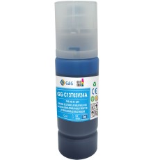 Чернила Cactus GG-C13T03V24A 101C голубой70мл для Epson L4150/L4160/L6160/L6170