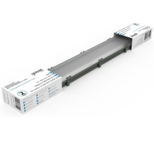 Светильник Gauss Lite СПП-Т8-G13 серый прямоугольный (909437260)