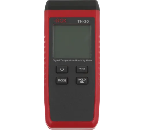 Термогигрометр RGK TH-30 портативный красный/черный (778626)