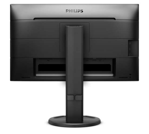 Монитор 23,8" Philips 241B8QJEB 1920x1080 IPS LED 16:9 5ms VGA DVI HDMI DP 2*USB3.0 2*USB2.0 50M:1 178/178 250cd HAS Pivot Tilt Swivel Speakers Black (241B8QJEB/01) (241B8QJEB/00)