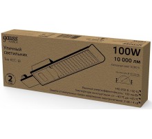 Светильник консольный Gauss 629534300 100Вт ламп.:100шт светодиод.лампа черный