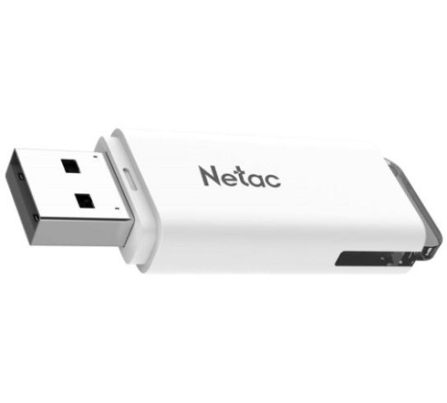 Флеш Диск Netac 8Gb U185 NT03U185N-008G-20WH USB2.0 белый