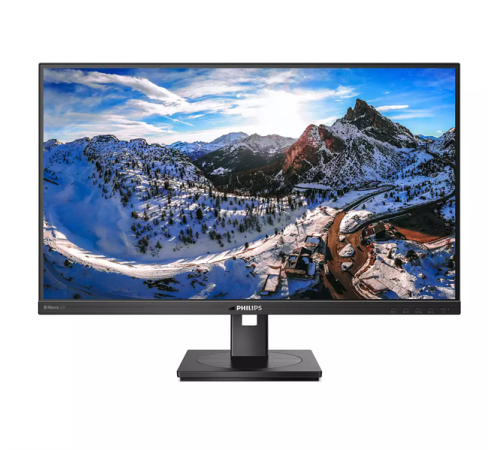 Монитор 27" Philips 279P1 4K 3840x2160 60Гц IPS W-LED 16:9 4ms 2*HDMI DP 1xUSB-C/4xUSB 3.2 RJ45 50M:1 1000:1 178/178 350cd HAS Pivot Tilt Swivel Speakers Black (279P1/01)