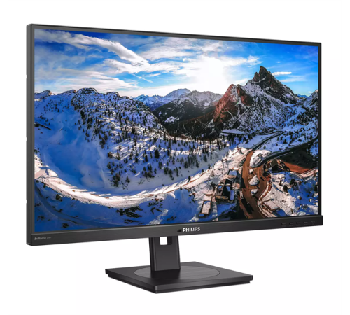 Монитор 27" Philips 279P1 4K 3840x2160 60Гц IPS W-LED 16:9 4ms 2*HDMI DP 1xUSB-C/4xUSB 3.2 RJ45 50M:1 1000:1 178/178 350cd HAS Pivot Tilt Swivel Speakers Black (279P1/01)