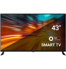 Телевизор LED SunWind 43" SUN-LED43XU400 Яндекс.ТВ черный 4K Ultra HD 60Hz DVB-T DVB-T2 DVB-C DVB-S DVB-S2 USB WiFi Smart TV
