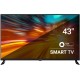Телевизор LED SunWind 43" SUN-LED43XU400 Яндекс.ТВ черный 4K Ultra HD 60Hz DVB-T DVB-T2 DVB-C DVB-S DVB-S2 USB WiFi Smart TV