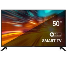 Телевизор LED SunWind 50" SUN-LED50XU400 Яндекс.ТВ черный 4K Ultra HD 60Hz DVB-T DVB-T2 DVB-C DVB-S DVB-S2 USB WiFi Smart TV
