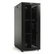 Шкаф серверный Hyperline (TTB-4266-DD-RAL9004) напольный 42U 600x600мм пер.дв.перфор.2ств. задн.дв.перфор.2-хст. 2 бок.пан. 800кг черный 510мм IP20 сталь