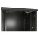Шкаф серверный Hyperline (TTB-4266-DD-RAL9004) напольный 42U 600x600мм пер.дв.перфор.2ств. задн.дв.перфор.2-хст. 2 бок.пан. 800кг черный 510мм IP20 сталь