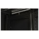 Шкаф серверный Hyperline (TTB-4266-DD-RAL9004) напольный 42U 600x600мм пер.дв.перфор.2ств. задн.дв.перфор.2-хст. 2 бок.пан. 800кг черный 510мм IP20 сталь