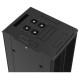 Шкаф серверный Hyperline (TTB-4266-DD-RAL9004) напольный 42U 600x600мм пер.дв.перфор.2ств. задн.дв.перфор.2-хст. 2 бок.пан. 800кг черный 510мм IP20 сталь