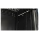 Шкаф серверный Hyperline (TWB-0966-SR-RAL9004) настенный 9U 600x600мм пер.дв.металл 2 бок.пан. 60кг черный IP20 сталь