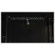 Шкаф серверный Hyperline (TWB-0966-SR-RAL9004) настенный 9U 600x600мм пер.дв.металл 2 бок.пан. 60кг черный IP20 сталь