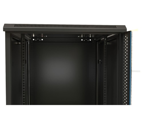 Шкаф серверный Hyperline (TWB-0966-SR-RAL9004) настенный 9U 600x600мм пер.дв.металл 2 бок.пан. 60кг черный IP20 сталь Шкаф серверный Hyperline (TWB-0966-SR-RAL9004) настенный 9U 600x600мм пер.дв.металл 2 бок.пан. 60кг черный IP20 сталь