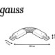 Коннектор для трековых шинопроводов гибкий (I) белый однофазный Gauss Gauss TR118