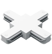 Коннектор для трековых шинопроводов (+) белый однофазный Gauss Gauss TR112