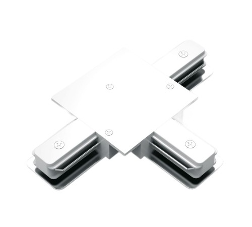 Коннектор для встраиваемых трековых шинопроводов (T) белый однофазный Gauss Gauss TR136