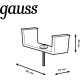 Кронштейн монтажный для встраиваемого шинопровода однофазный Gauss Gauss TR147