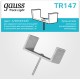 Кронштейн монтажный для встраиваемого шинопровода однофазный Gauss Gauss TR147