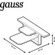 Заглушка для встраиваемого трекового шинопровода белый однофазный Gauss Gauss TR144