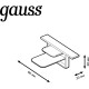 Заглушка для встраиваемого трекового шинопровода черный однофазный Gauss Gauss TR143