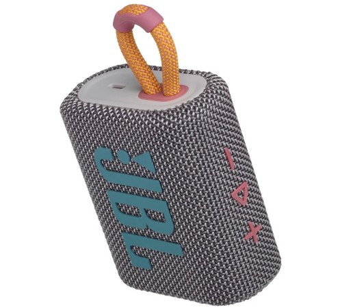 Колонка порт. JBL GO 3 серый 4.2W 1.0 BT 10м (JBLGO3GRY)