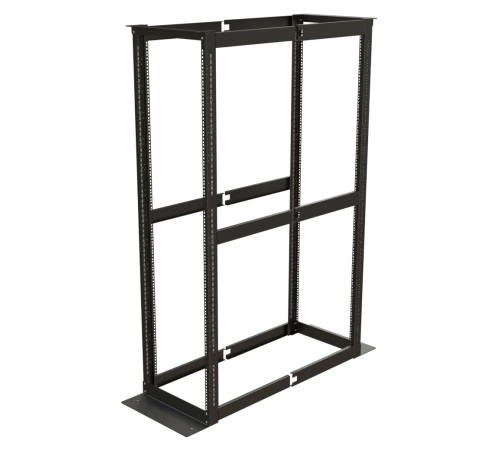Стойка двухрамная Hyperline ORK2A-3281-RAL9005 32U 550ммX1250мм 1000кг черный Стойка двухрамная Hyperline ORK2A-3281-RAL9005 32U 550ммX1250мм 1000кг черный