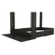 Стойка двухрамная Hyperline ORK2A-3281-RAL9005 32U 550ммX1250мм 1000кг черный