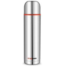 Термос Starwind 20-1200 1.2л. серебристый/красный картонная коробка