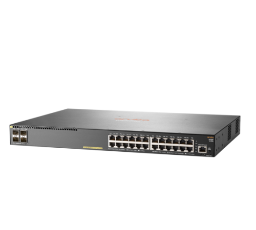 Сетевой коммутатор Hewlett Packard Enterprise Aruba 2930F, 24G, PoE+, 4SFP+ (JL255A#ABB)