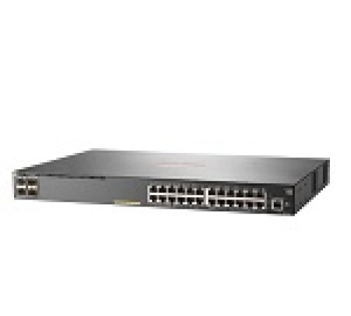 Сетевой коммутатор Hewlett Packard Enterprise Aruba 2930F, 24G, PoE+, 4SFP+ (JL255A#ABB)