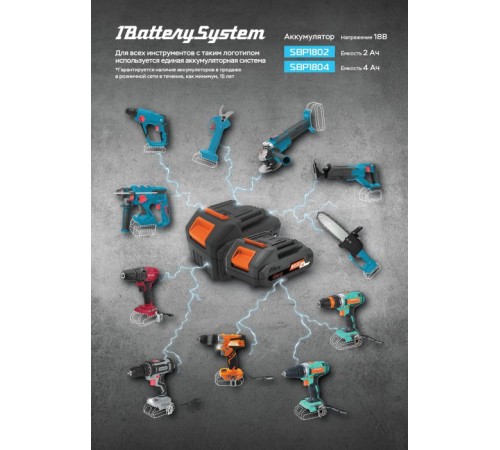 Sturm! SBC1822 зарядное устройство Sturm! 1BatterySystem 18 В, 2 x 4 А для двух батарей [SBC1822]