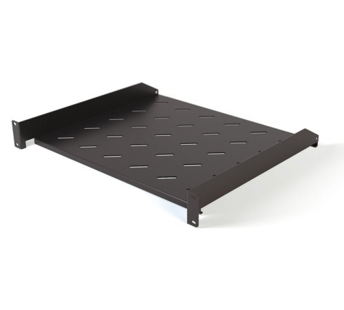 Полка стационарная Hyperline TAL3-1U-250-RAL9005 1U 19" 250мм черный (упак.:1шт)