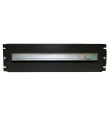 Рейка-DIN Hyperline BPB19-PS-3U-RAL9005 1U черный (упак.:1шт)