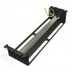 Рейка-DIN Hyperline BPB19-PS-3U-RAL9005 1U черный (упак.:1шт)