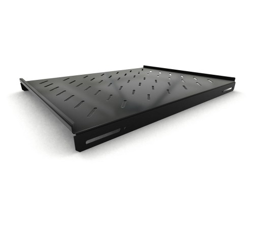 Полка стационарная Hyperline TSH3L-650-RAL9004 1U нагр.:20кг. 19" 650мм черный (упак.:1шт)