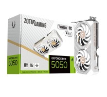 Видеокарта Zotac RTX5050 TWIN EDGE OC WHITE ED 8GB GDDR6 128bit 3xDP HDMI 2FAN MEDIUM PACK
