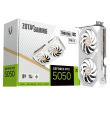 Видеокарта Zotac RTX5050 TWIN EDGE OC WHITE ED 8GB GDDR6 128bit 3xDP HDMI 2FAN MEDIUM PACK