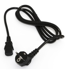 Шнур питания Hyperline PWC-IEC13-SHM-1.8-BK C13-Schuko проводник.:3x0.75мм2 1.8м 250В 10А (упак.:1шт) черный