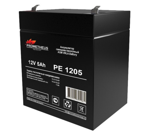 Батарея для ИБП Prometheus Energy PE 1205 12В 5Ач Батарея для ИБП Prometheus Energy PE 1205 12В 5Ач